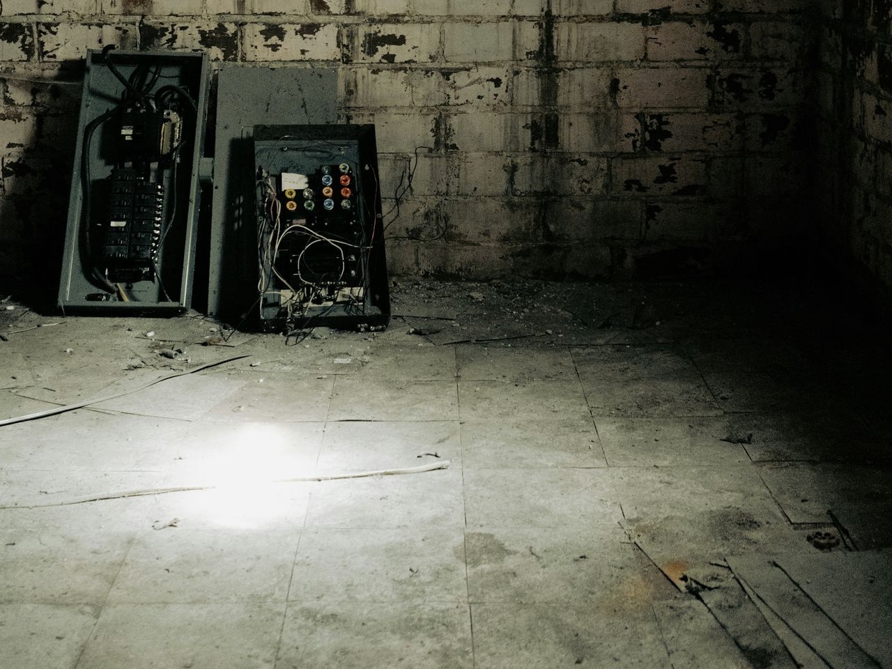 a room that has a bunch of electrical equipment in it